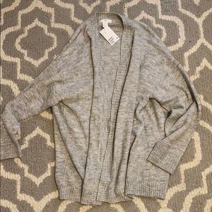 H&M gray cardigan